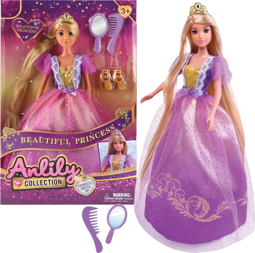 Bambola alla moda con abito arcobaleno Sparkys 32 cm