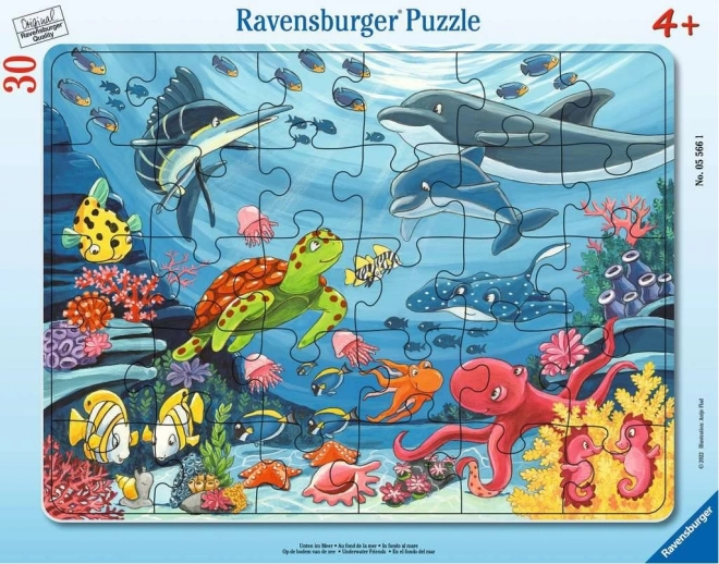 Puzzle Ravensburger Sul fondo del mare 30 pezzi