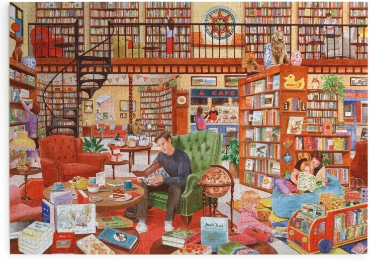 Puzzle House of Puzzles Lettura con il tè, 500 pezzi
