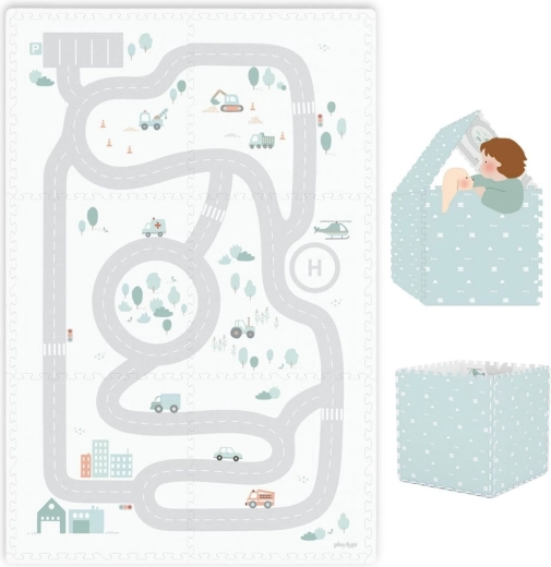 Play&Go tiloo eevaa tappetino da gioco e casetta road