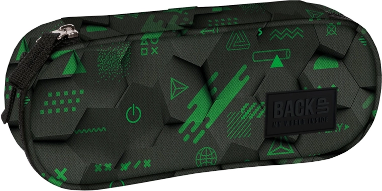 Astuccio scolastico tipo etui BackUP gaming geometria - 1 pezzo
