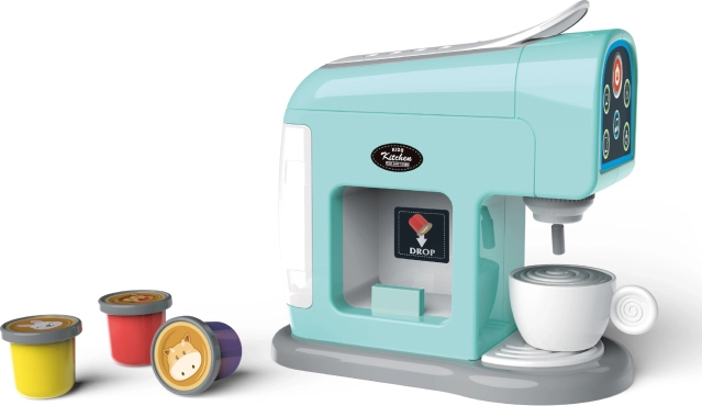 Macchina da caffè giocattolo a filtro con luce e suono – set - 1 pezzo