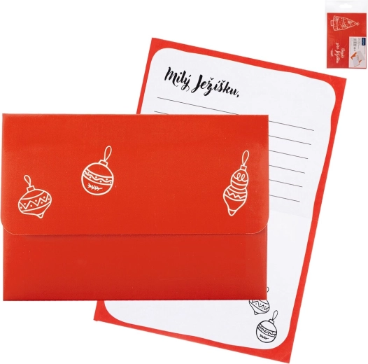 Busta di carta Lettera a Gesù Bambino con lettera inclusa (CZ) - 1 pezzo