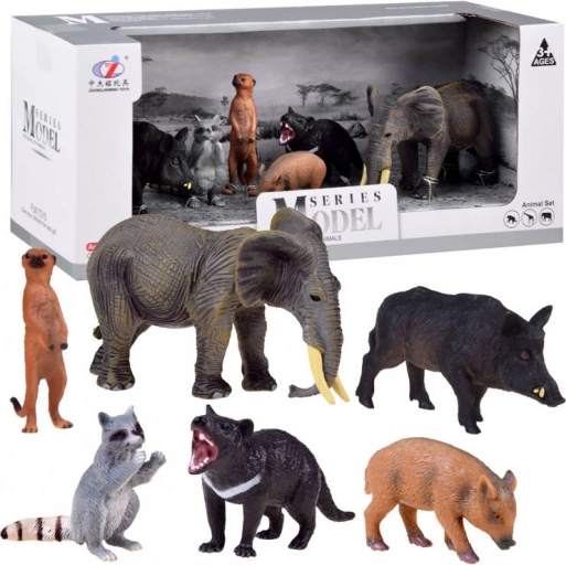 Set di figurine Animali del Safari – B