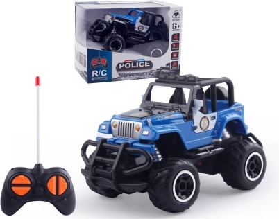 Auto della polizia fuoristrada radiocomandato 1:43