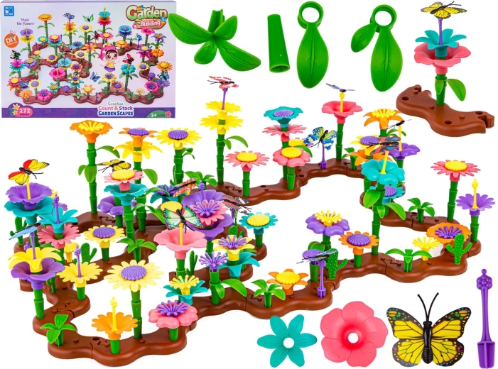 Set di costruzioni giardino fiorito da 272 pezzi