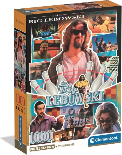 Clementoni puzzle Film cult: The Big Lebowski 1000 pezzi