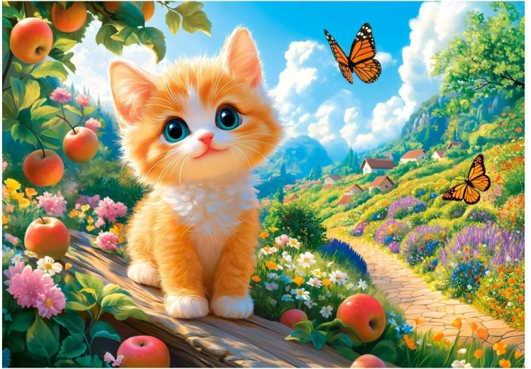 Puzzle Castorland Passeggiata dei gatti 500 pezzi