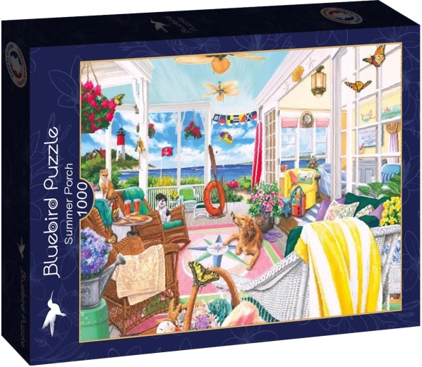 Puzzle Bluebird Terrazza estiva 1000 pezzi