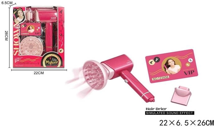 Set per parrucchiere con asciugacapelli - 1 pezzo
