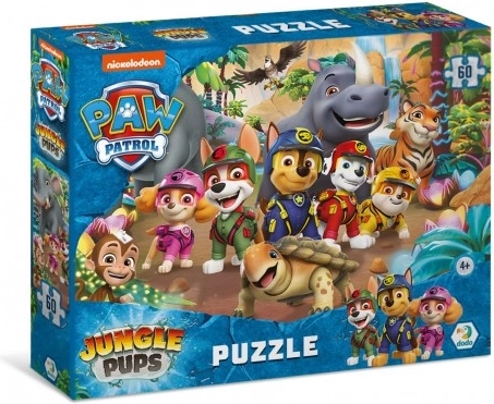 Puzzle Paw Patrol – giungla, 60 pezzi