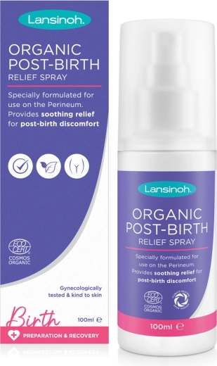 Lansinoh spray organico lenitivo perineale post parto 100 ml