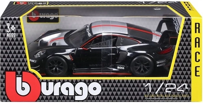 Bburago Porsche 911 GT3 racing launch 1:24 nera