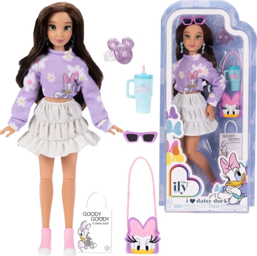Bambola alla moda Disney ily 4ever ispirata a DAISY DUCK con accessori 30 cm