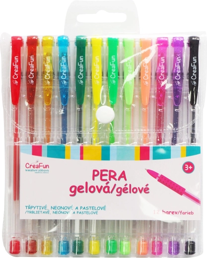 CreaFun penne gel – set da 12 colori