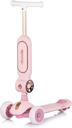 Monopattino 2 in 1 con sedile CHIPOLINO Bloomi – rosa