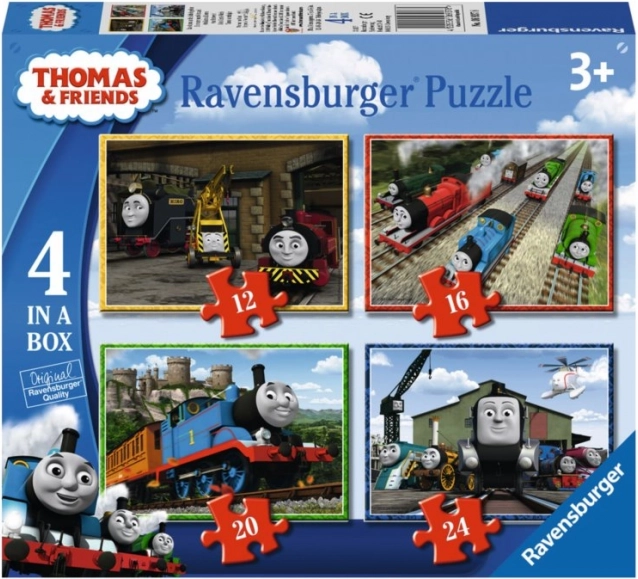 RAVENSBURGER Puzzle Il Trenino Thomas 4 in 1 (12,16,20,24 pezzi)