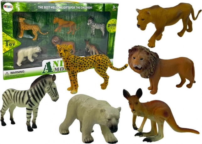 Set di figurine Animali selvatici africani