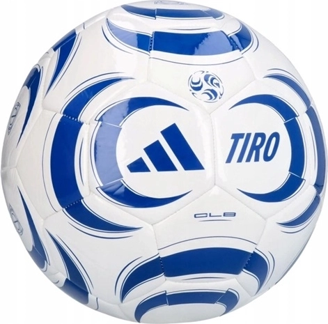 Pallone da calcio Adidas Tiro Club bianco-blu