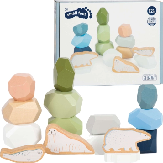 Pietre d’equilibrio in legno Small foot Arctic