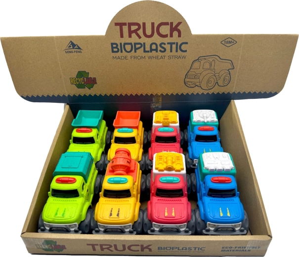 Mini camioncino Bioplastic Truck 11 cm – varianti assortite