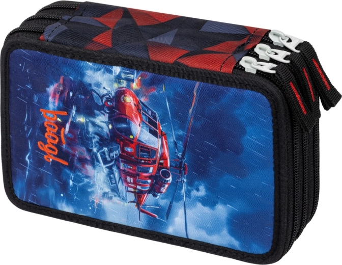 Astuccio scolastico a tre scomparti Soccorritori GRS