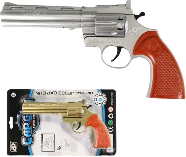 Revolver per bambini a capsule per 8 colpi - 1 pezzo