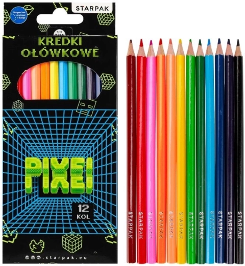Pastelli Game Pixel - 12 colori