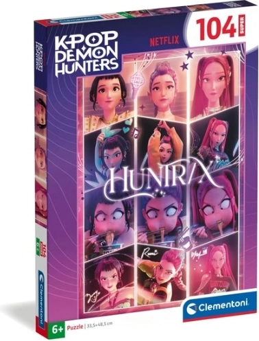 Puzzle Clementoni Super K-Pop Demon Hunters da 104 pezzi