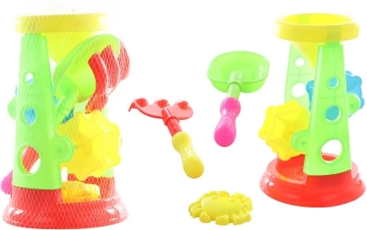 Set con mulino per sabbia per bambini