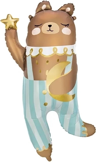 Pallone in lamina a forma di orso 55 cm x 90 cm