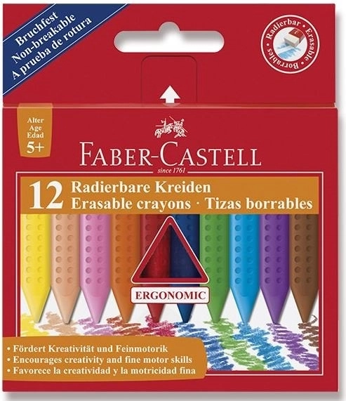 Pastelli in plastica 12 pz FABER-CASTELL