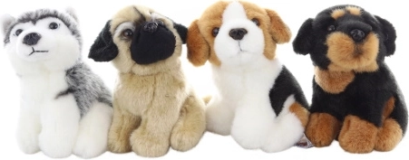 Cagnolino di peluche 14 cm