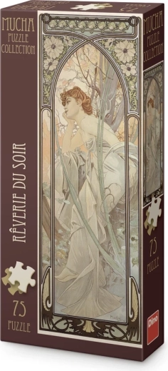Puzzle panoramico Dino Alfons Mucha – Sogno della sera (75 pezzi)