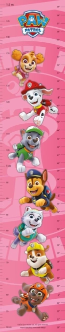 righello per la crescita PAW PATROL rosa