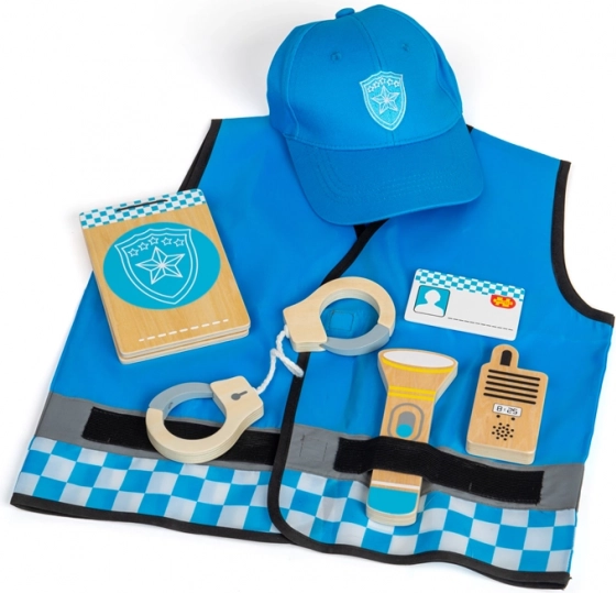 Costume da poliziotto per bambini BIGJIGS TOYS