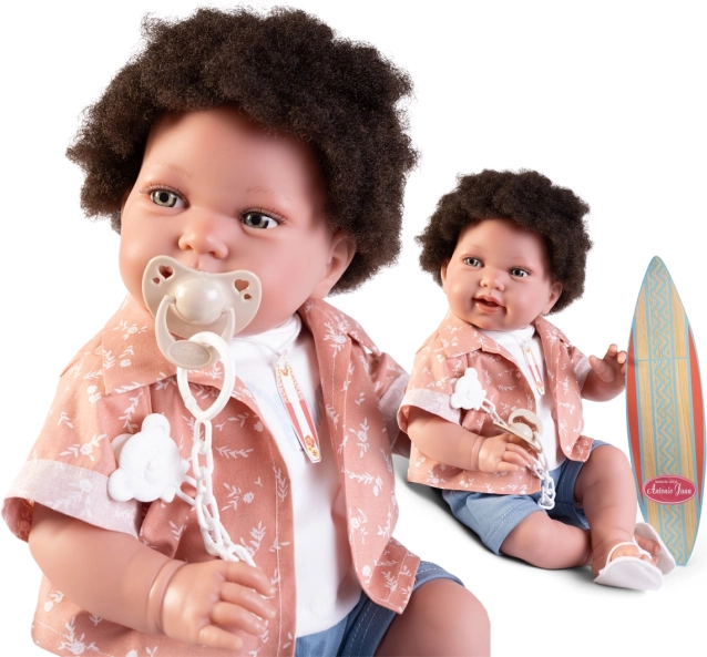 Bambola Antonio Juan Pipo con capelli realistici