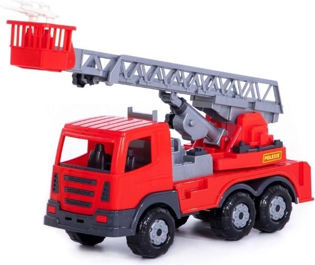 SuperTruck camion dei pompieri con rimorchio e scala telescopica