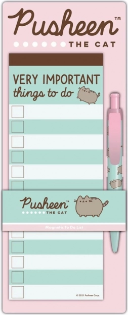 Set per appunti PUSHEEN con magnete e penna