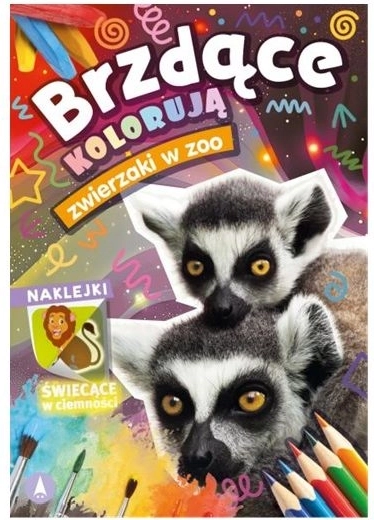 Freni colorano: animali allo zoo – adesivi che brillano al buio