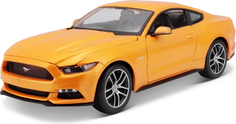Maisto Ford Mustang GT 2015 modello in metallo arancione 1:18