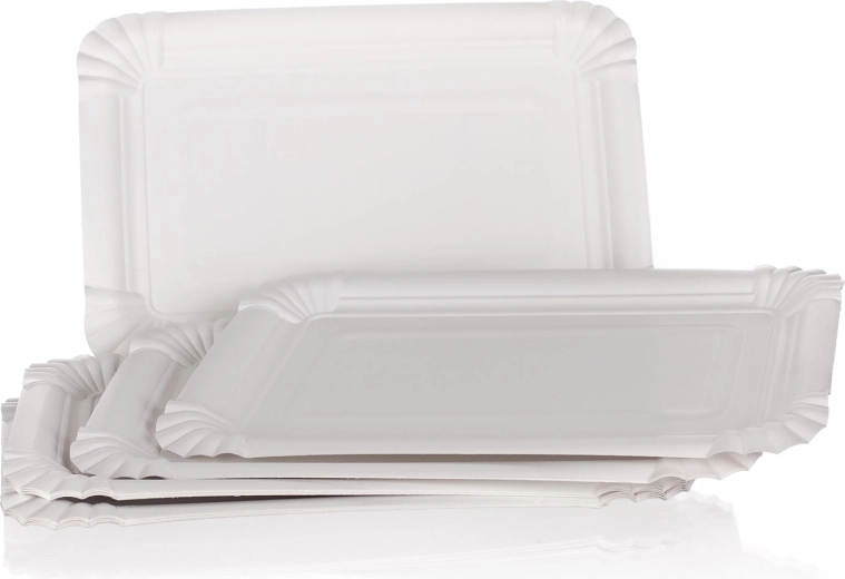 Vassoi di carta 13 × 20 cm MY PARTY, monouso (15 pz)