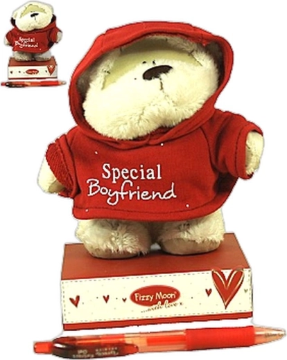Orsetto di peluche piccolo Fizzy Moon con felpa - 1 pezzo