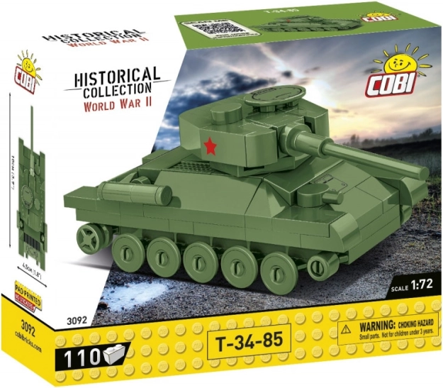 Set di costruzione COBI T-34-85 della serie Historical Collection
