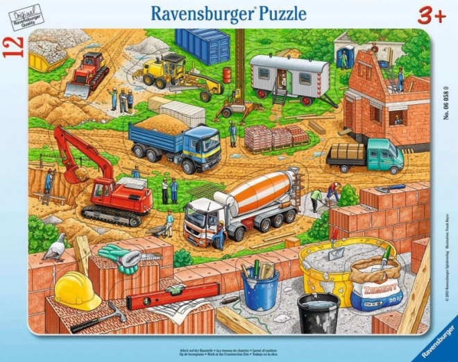Puzzle da 12 pezzi Cosa si adatta, Cantiere