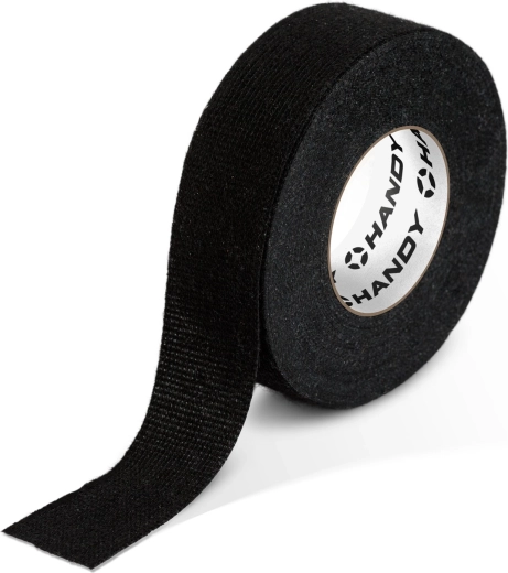 Nastro adesivo telato autoadesivo per cablaggi, 15 m × 19 mm, nero
