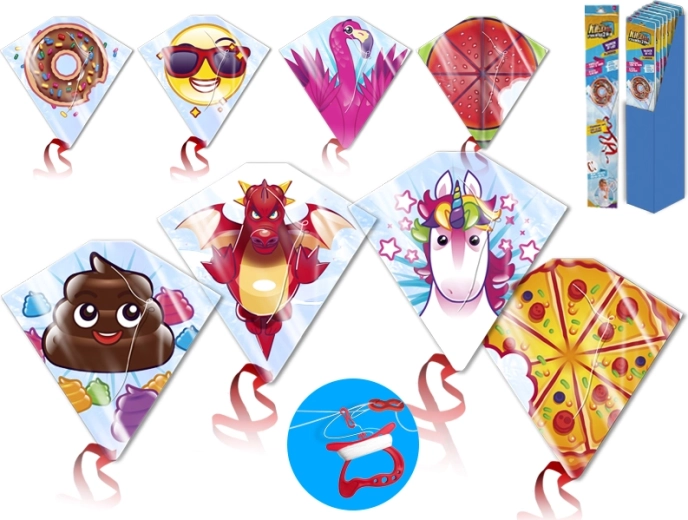 Aquilone per bambini 59 × 55 cm con diversi motivi