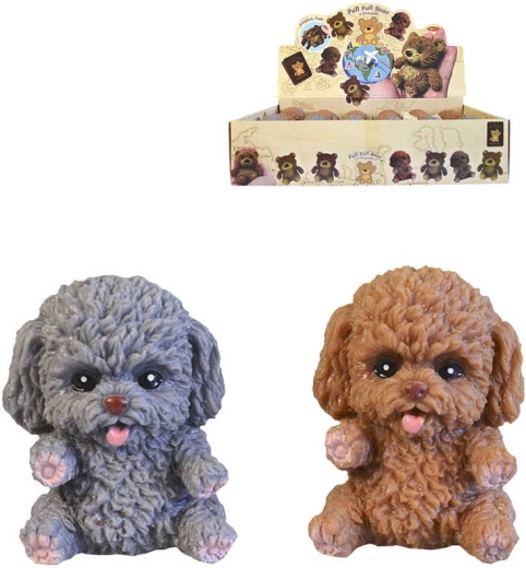 Cane antistress morbido in gomma 8 cm - 1 pezzo