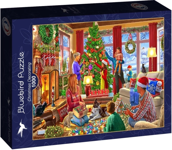 Puzzle Bluebird Decorazione dell’albero di Natale 1000 pezzi