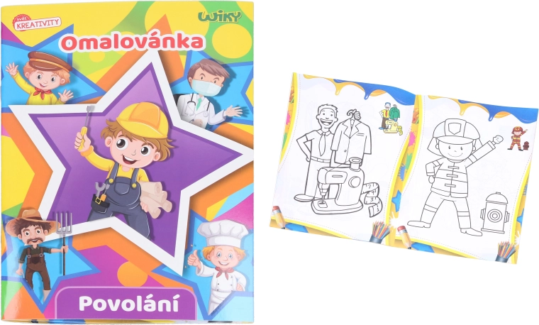 Libretto da colorare: Mestieri – 12 pagine